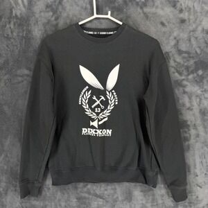 Dixxon Flannel Co Gentlemen‎ Prefer 13 Bunny Graphic Sweatshirt Black Mens Small
